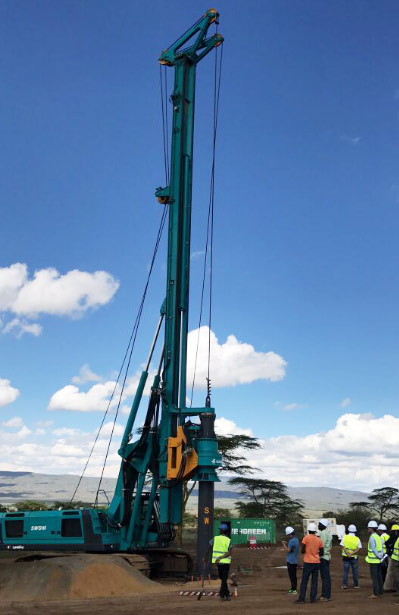 FH至尊智能入岩神器在东非肯尼亚获赞，人好设备好