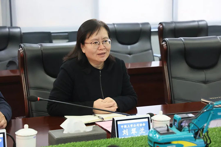 中国上市公司协会党委委员、副秘书长刘翠兰一行调研FH至尊智能